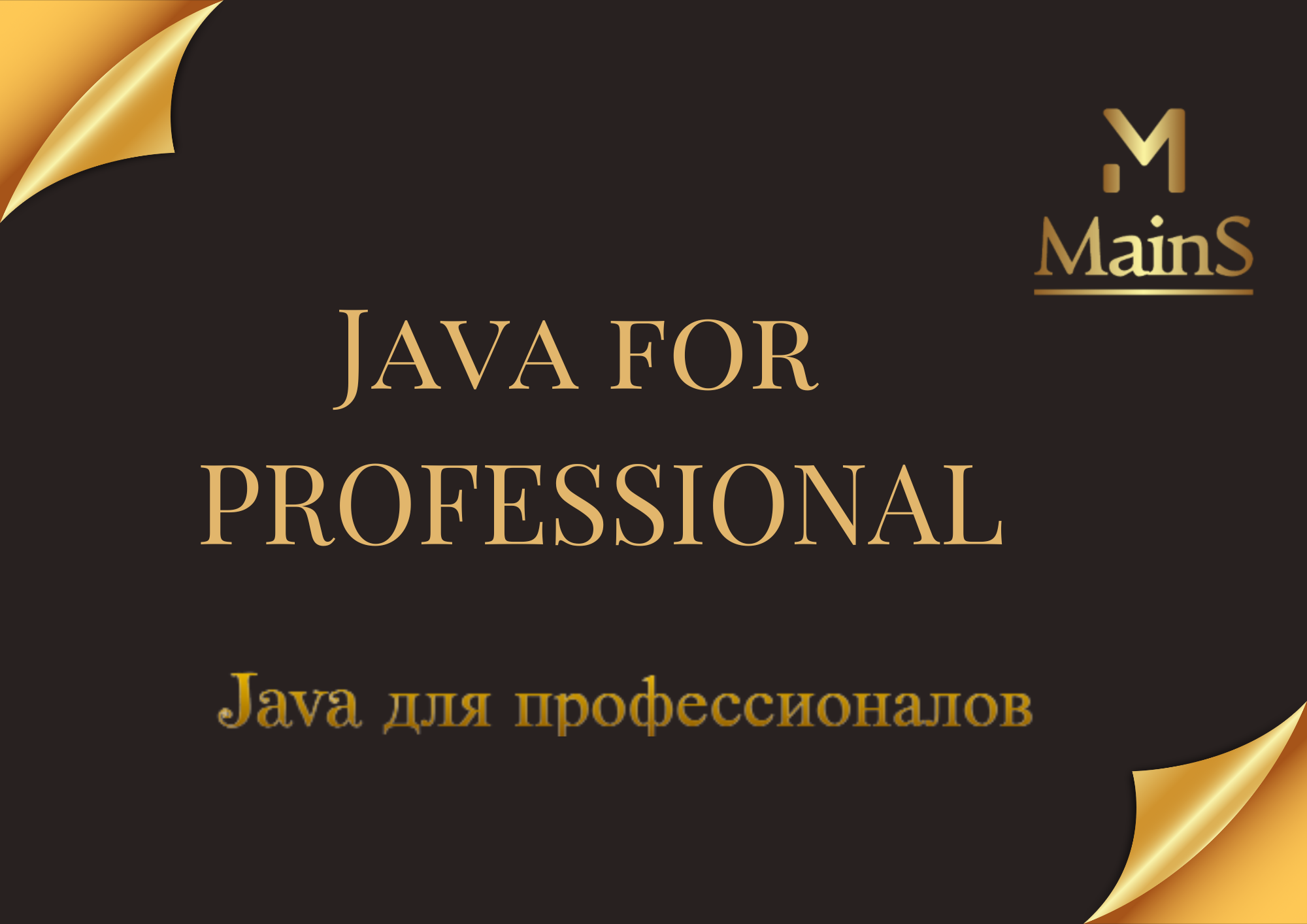 Java курс - профессиональный уровень | Онлайн школа Mains